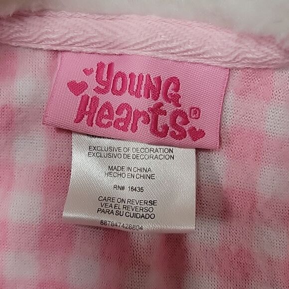 YOUNG HEARTS 18 MONTH BABY JACKET POLY FUR REAL QUITE - Picture 4 of 6